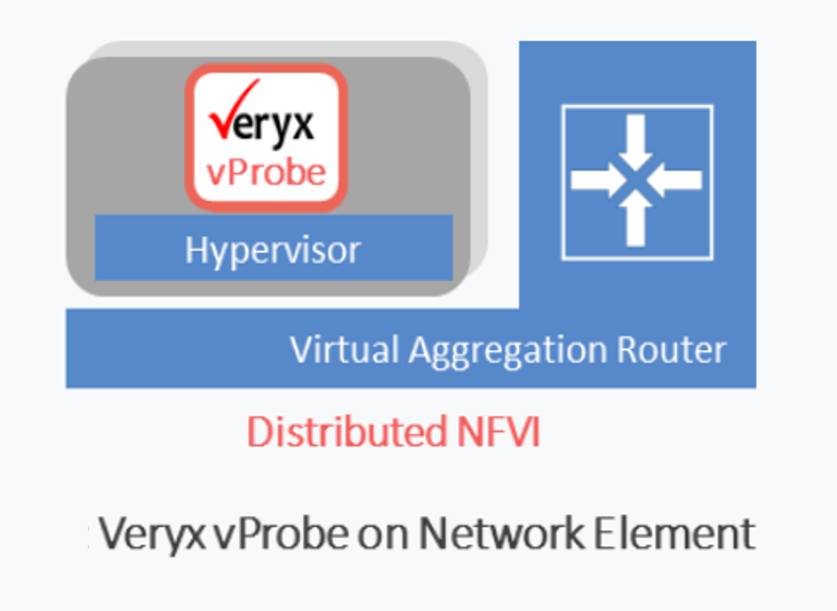 Veryx vprobe on network element